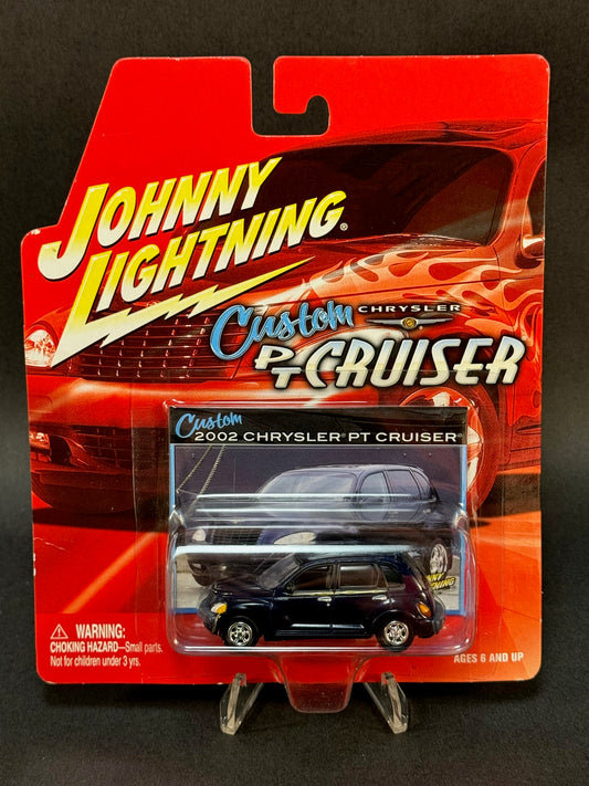 2003 Johnny Lightning Custom 2002 Chrysler PT Cruiser, Blue