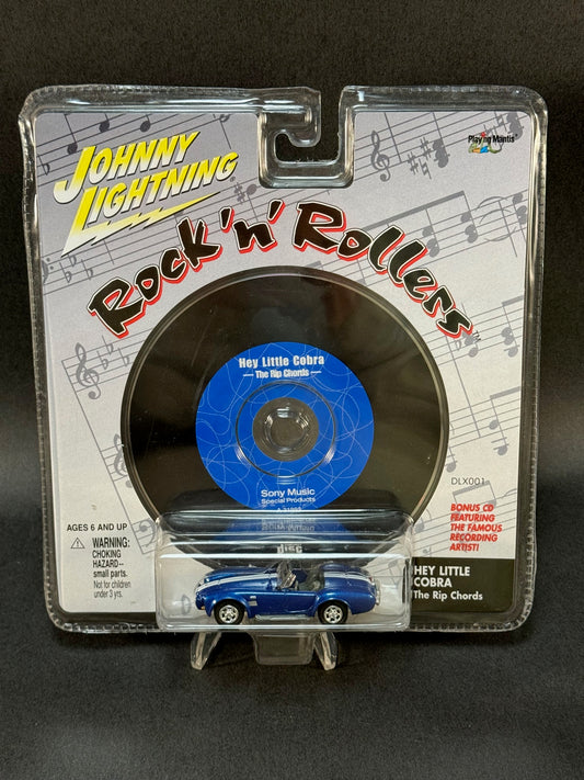 2000 Johnny Lightning Rock 'n' Rollers Hey Little Cobra The Rip Chords, Blue