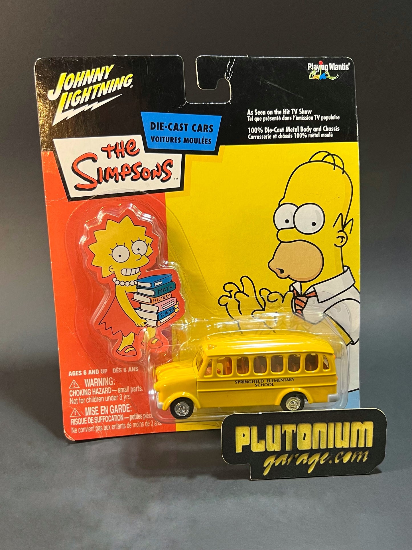 Johnny Lightning The Simpsons Springfield School Bus