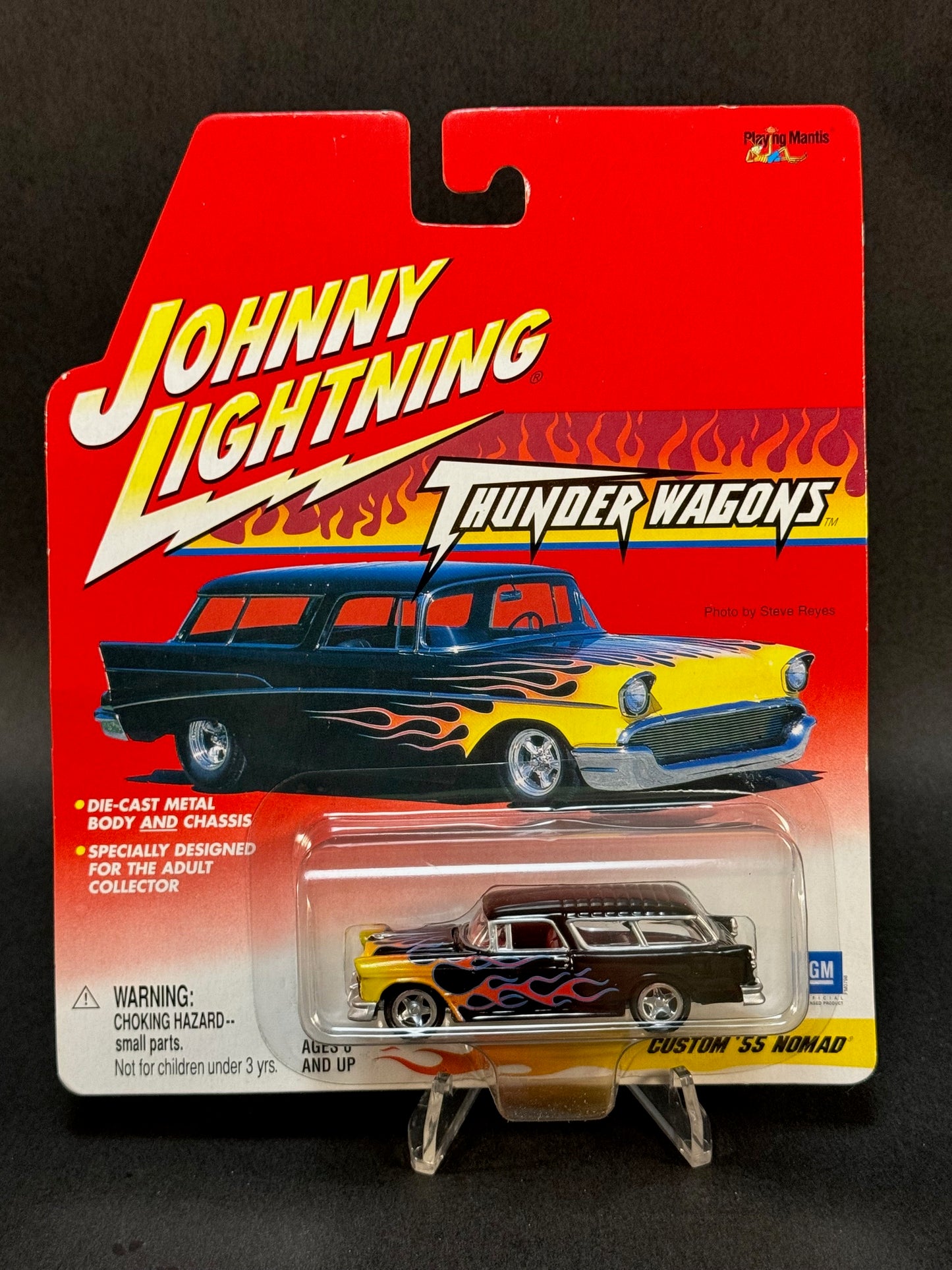 2001 Johnny Lightning Thunder Wagons Custom '55 Nomad, Black