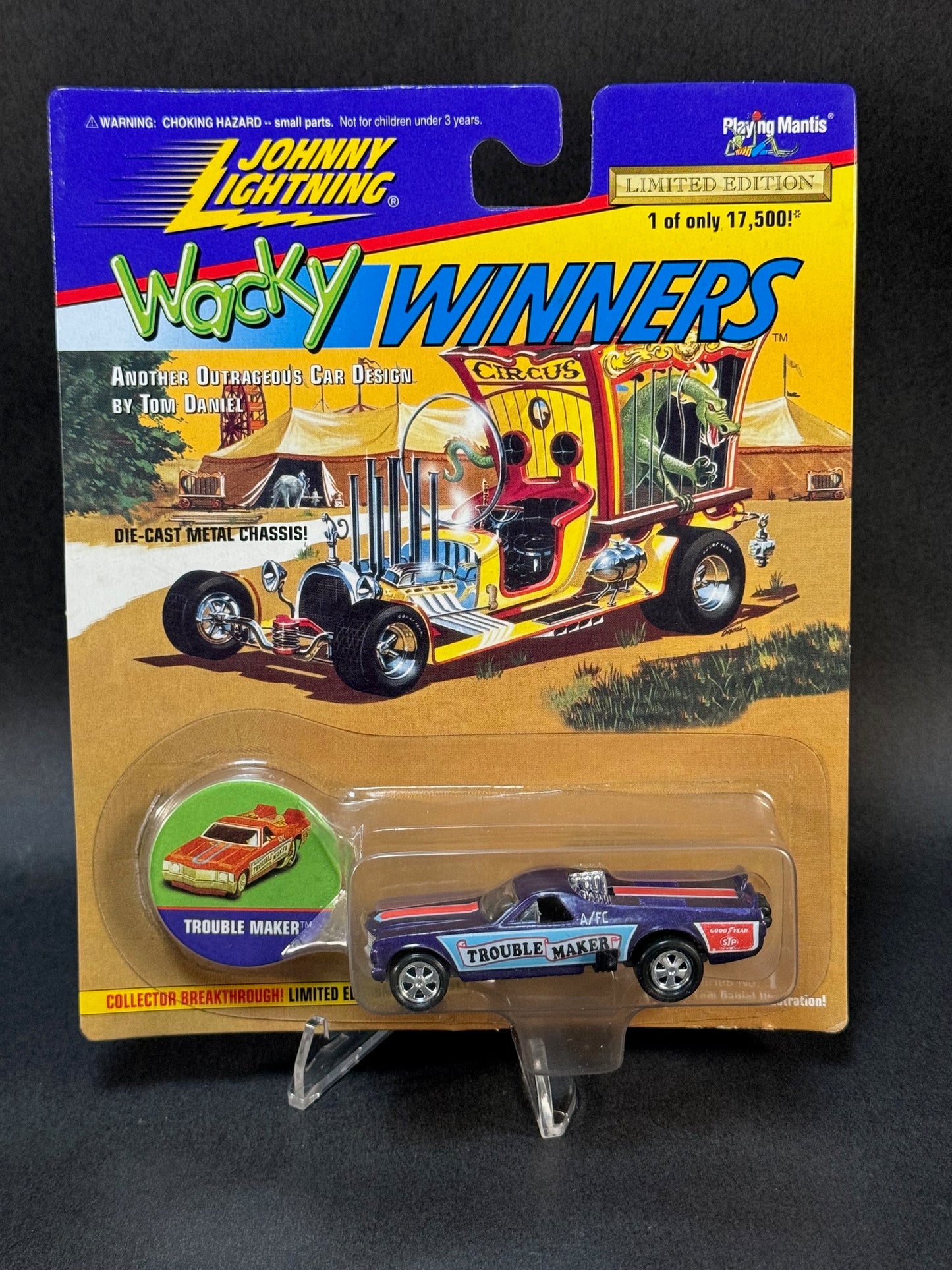 1996 Johnny Lightning Wacky Winners Series 1 Trouble Maker, Purple