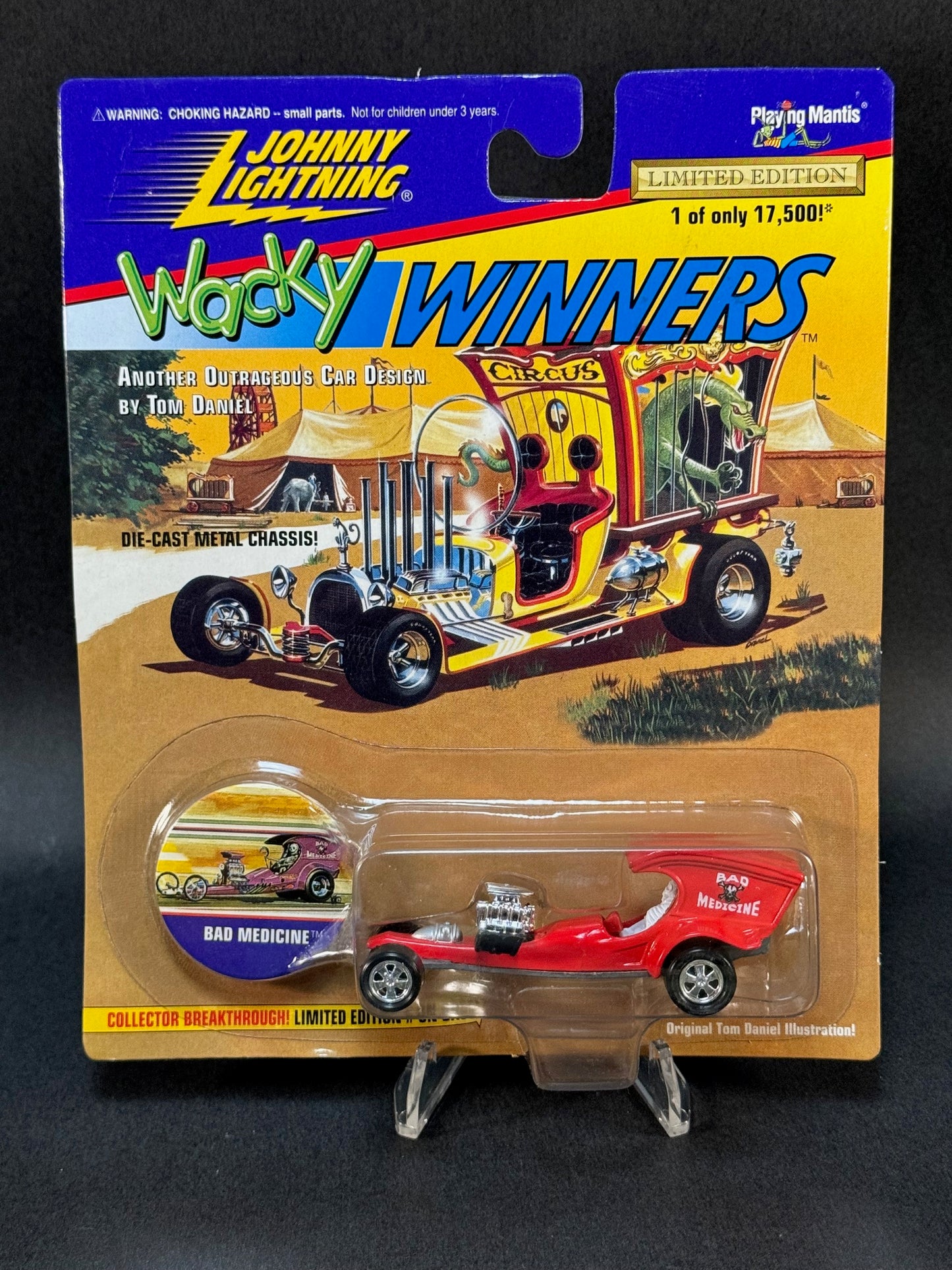 1996 Johnny Lightning Wacky Winners Series 1 Bad Medicine, Red