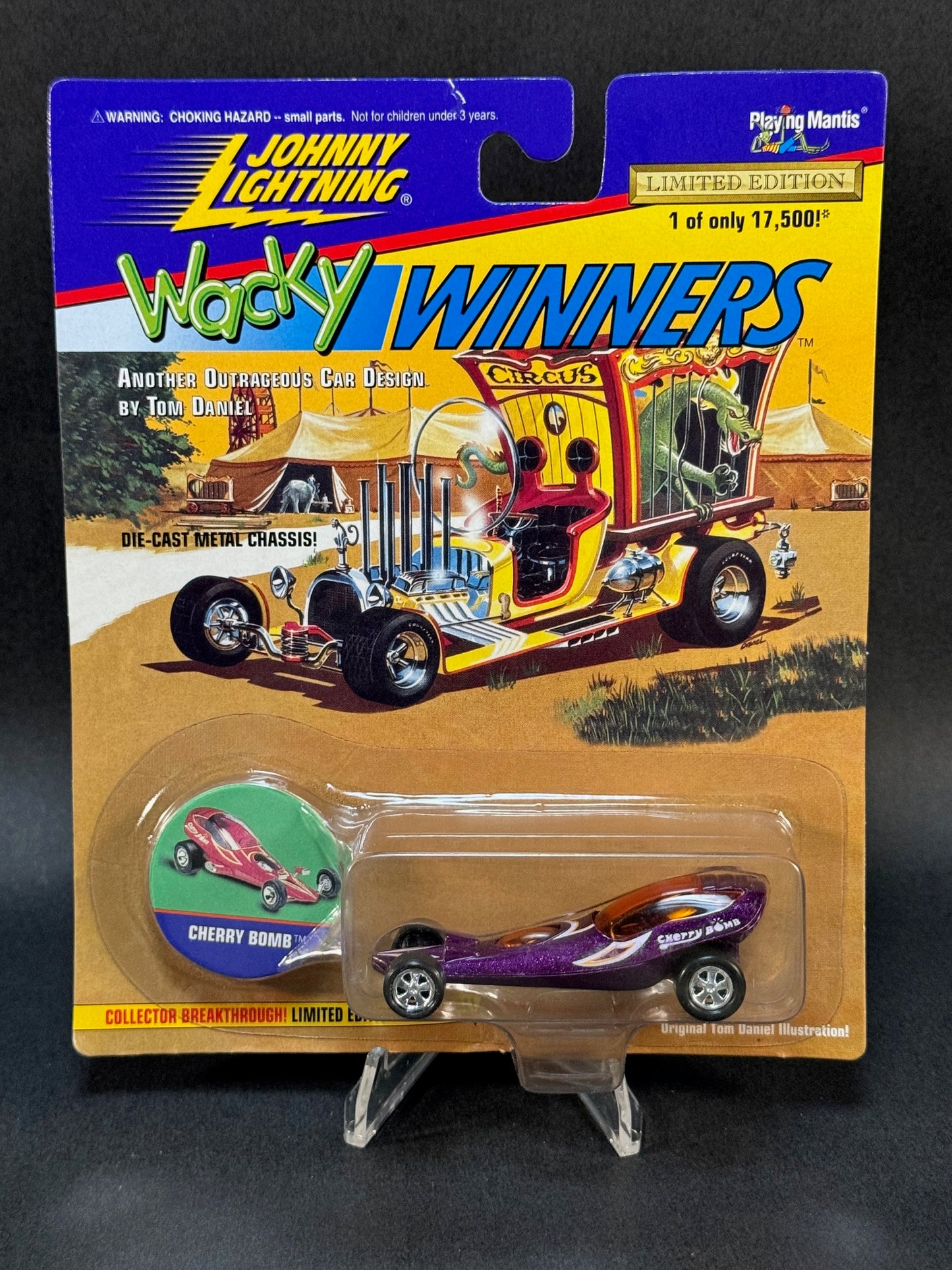 1996 Johnny Lightning Wacky Winners Series 1 Cherry Bomb, Purple