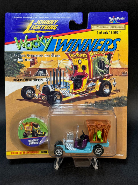 1996 Johnny Lightning Wacky Winners Series 1 Draggin' Dragon, Blue