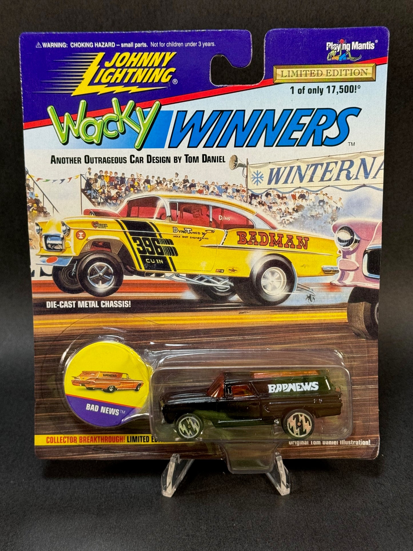 1996 Johnny Lightning Wacky Winners Series 2 Bad News, Black