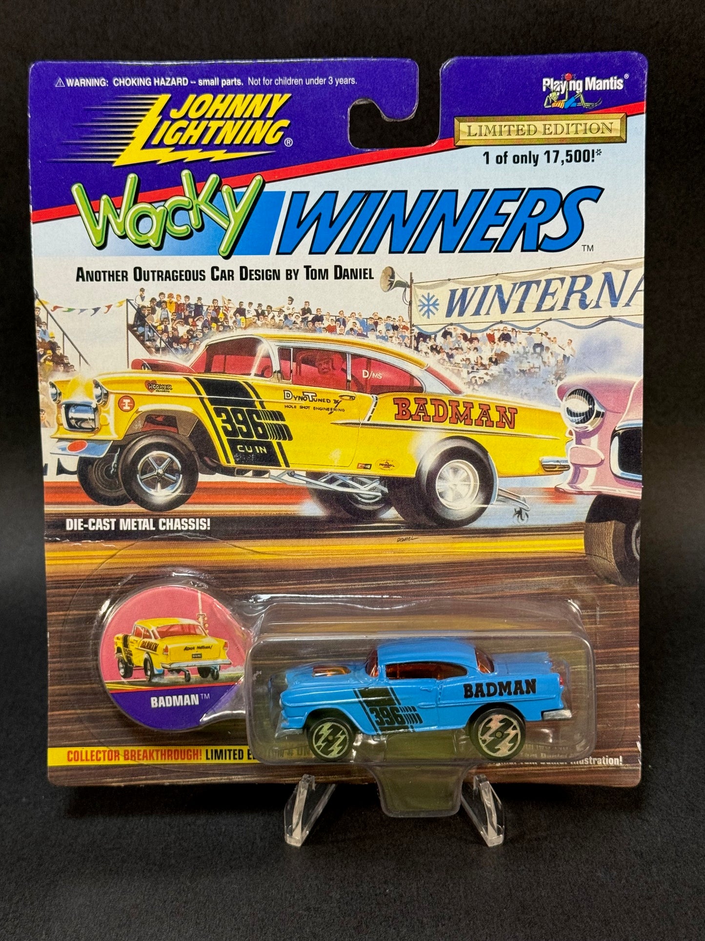 1996 Johnny Lightning Wacky Winners Series 2 Badman, Blue