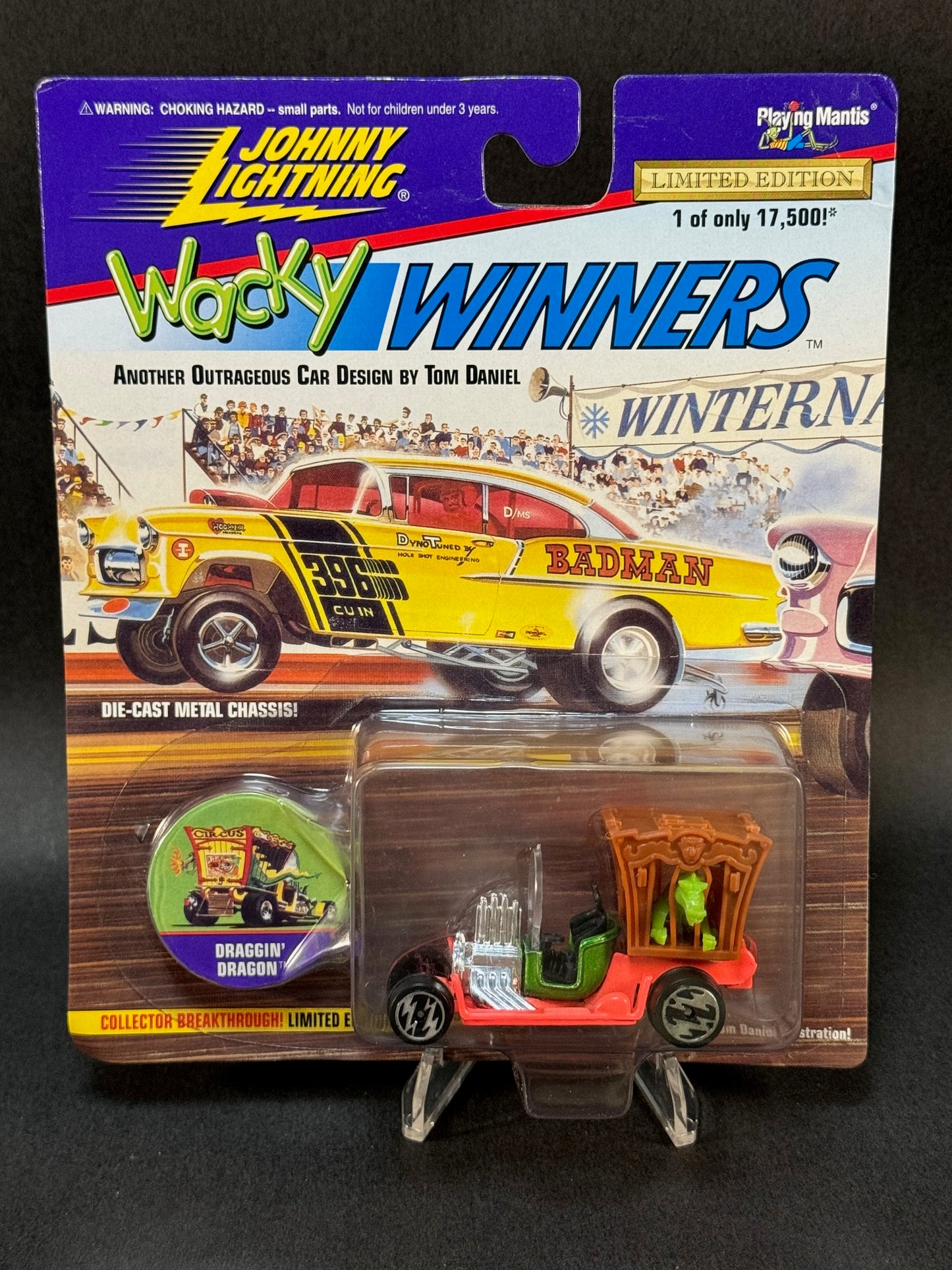 1996 Johnny Lightning Wacky Winners Series 2 Draggin' Dragon, Orange