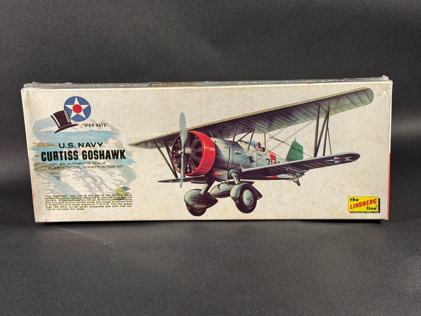 Lindberg Model Kit 535 1/4" Scale US Navy Curtiss Goshawk