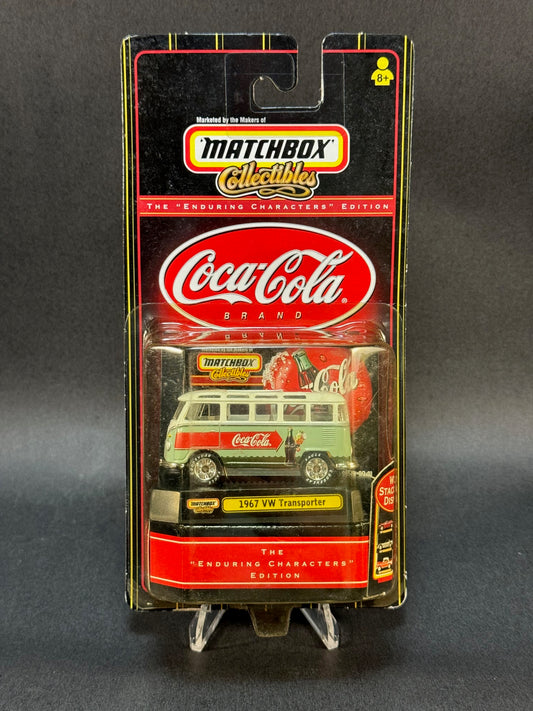 1999 Matchbox Collectibles Coca-Cola 1967 VW Transporter, Green and White