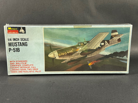 Monogram Model Kit PA136 1/4" Scale Mustang P-51B