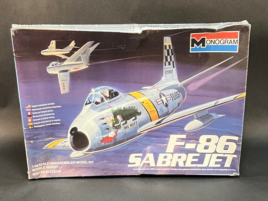 Monogram Model Kit 5427 1:48 Scale F-86 Sabre Jet