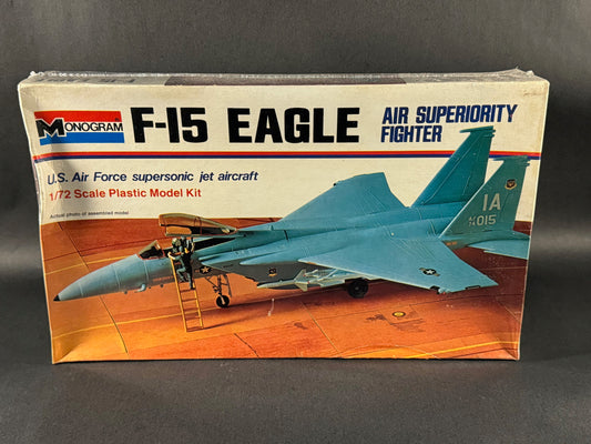 Monogram Model Kit 7580 1:72 Scale F-15 Eagle Air Superiority Fighter