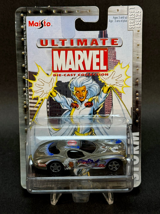 2002 Maisto Ultimate Marvel Collection Storm #5 Chrysler Atlantic, Silver