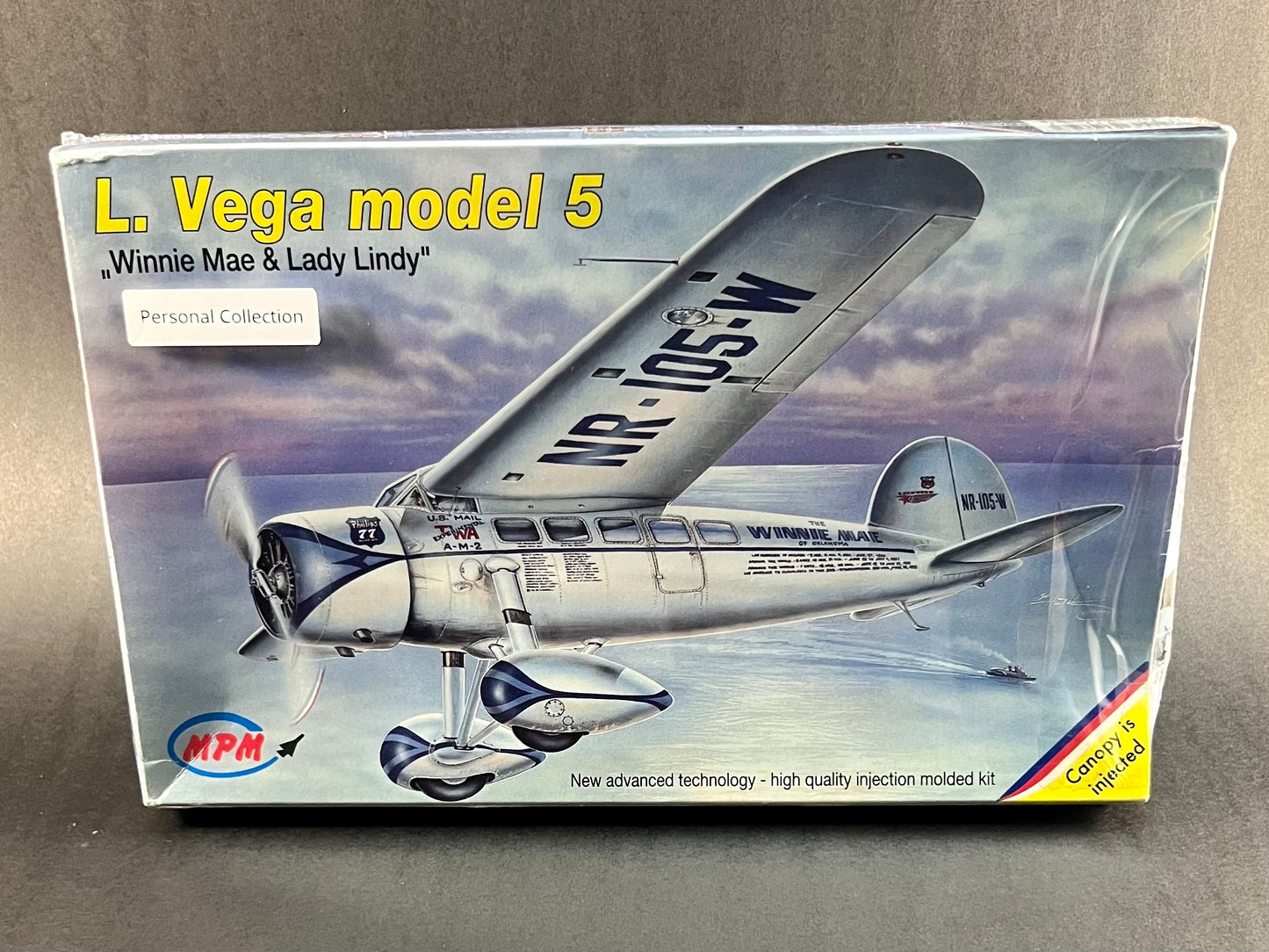 MPM Model Kit 72523 1/72 Scale L. Vega Model 5 "Winnie Mae & Lady Lindy"