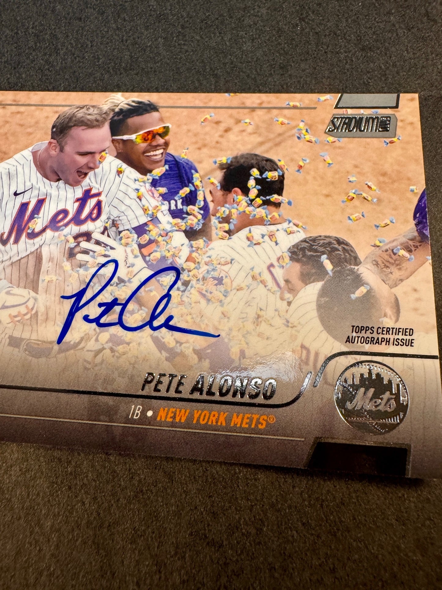 2022 Topps Stadium Club Autograph Pete Alonso New York Mets