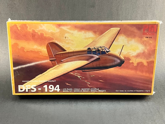 PM Model Kit PM-215 1:72 Scale DFS-194 Rocket Powered Research Aircraft