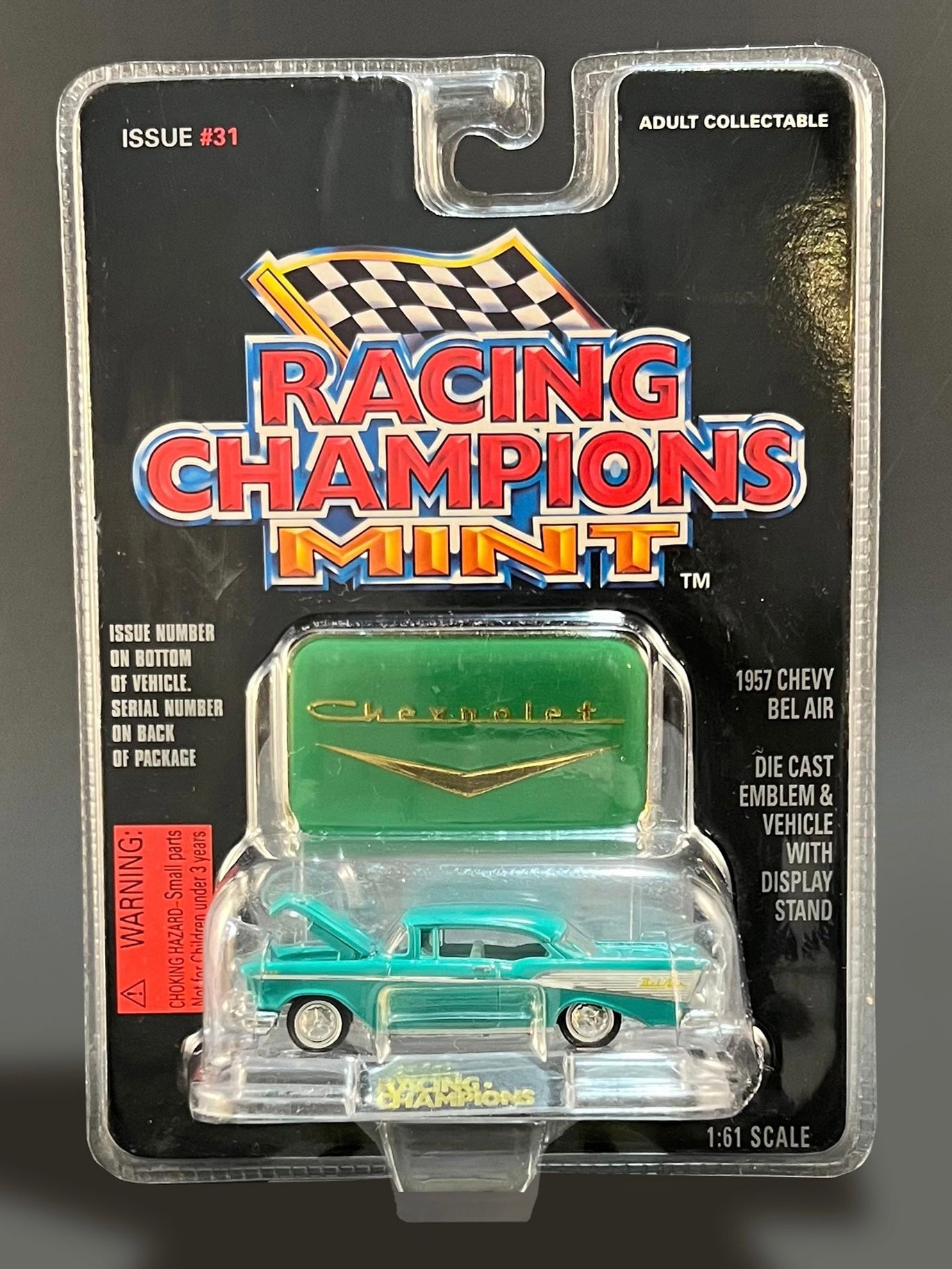 Racing Champions MINT Issue #31 1957 Chevy Bel Air