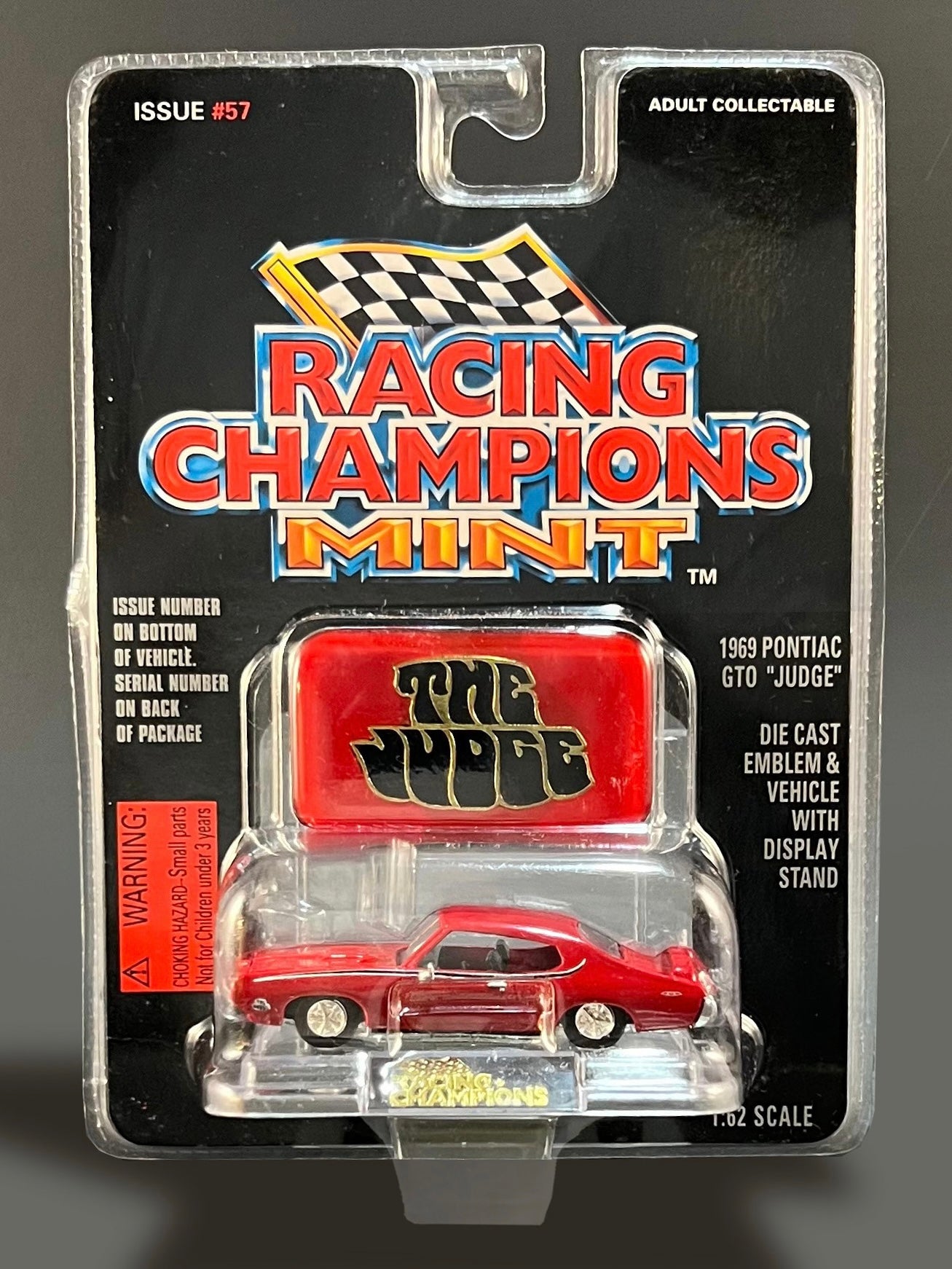 Racing Champions MINT Issue #57 1969 Pontiac GTO "Judge"