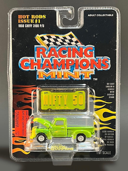 Racing Champions MINT Hot Rods Issue #1 1950 Chevy 3100 P/U