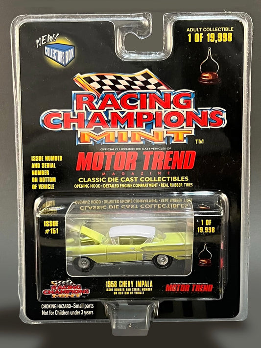 Racing Champions MINT Motor Trend Issue #151 1958 Chevy Impala