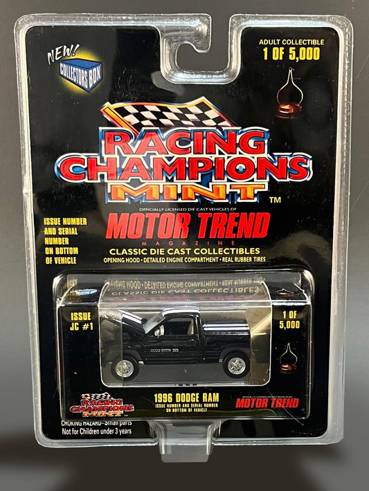 Racing Champions MINT Motor Trend Issue JC #1 1996 Dodge Ram