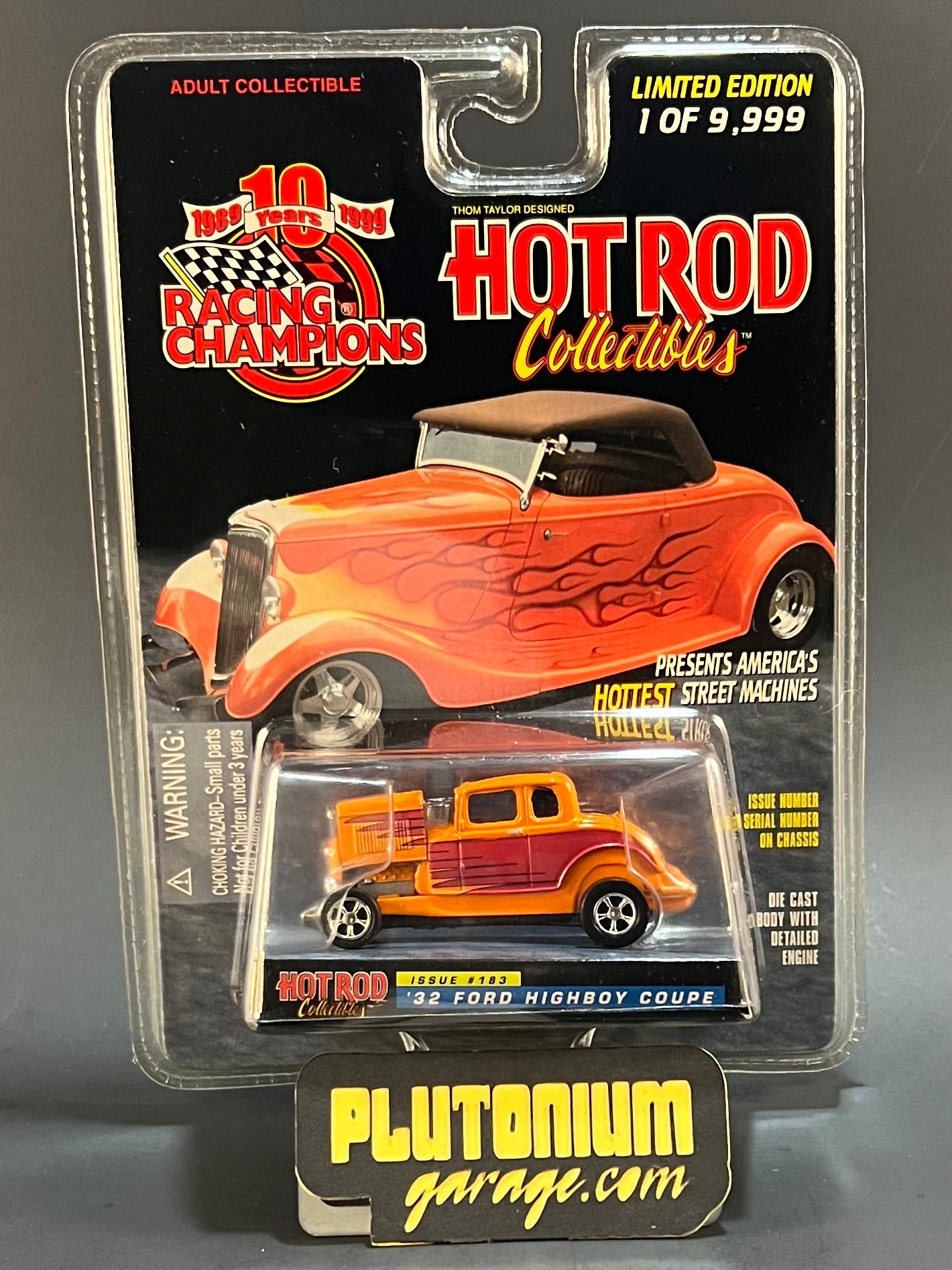 Racing Champions Hot Rod Collectibles Issue #183 '32 Ford Highboy Coupe