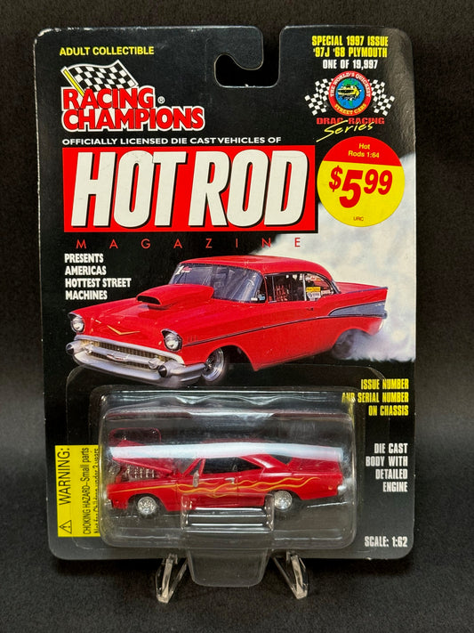 1997 Racing Champions Special Issue Hot Rod Magazine #97J '68 Plymouth, Red