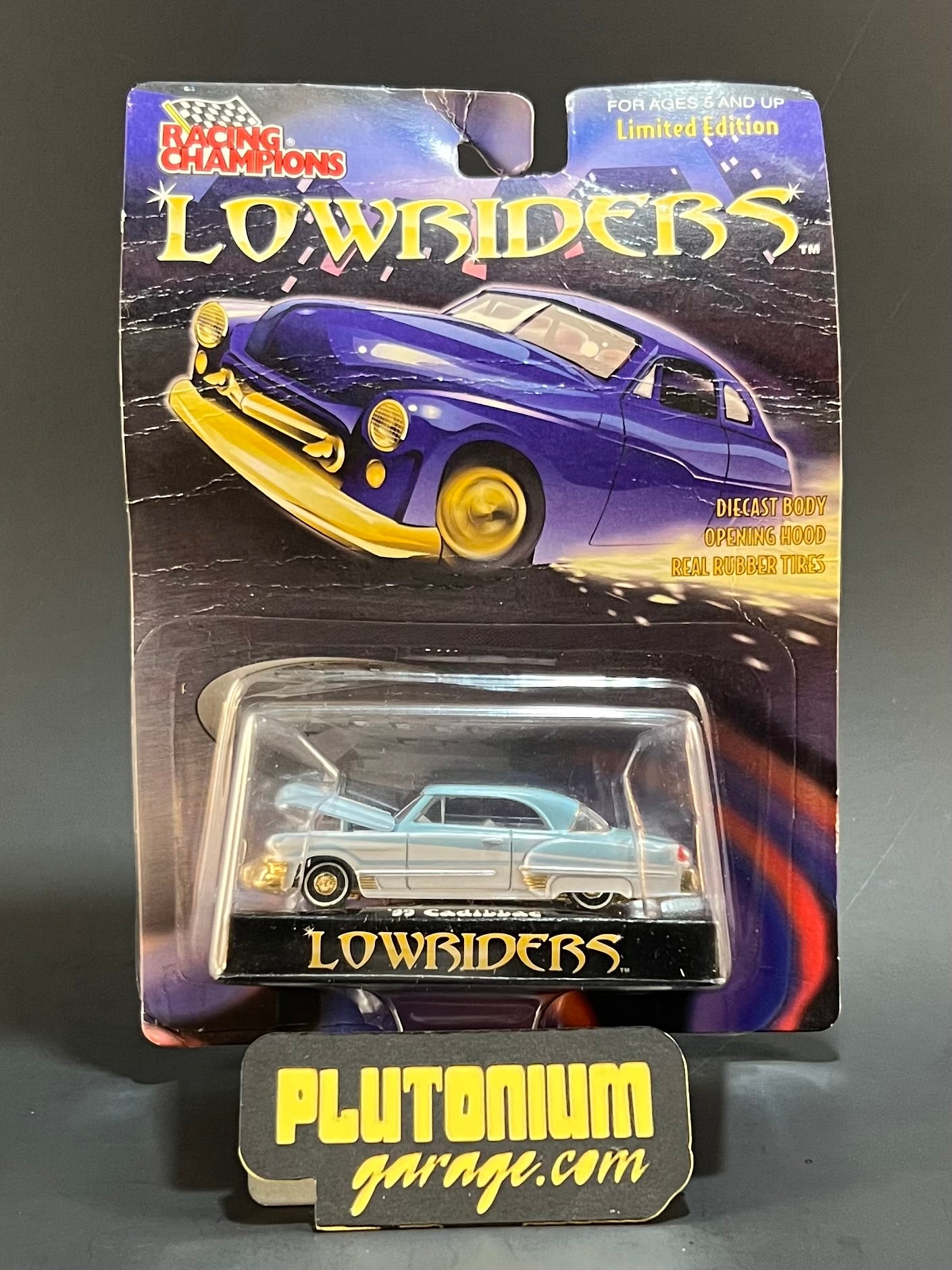 Racing Champions Lowriders '49 Cadillac - Rough Card