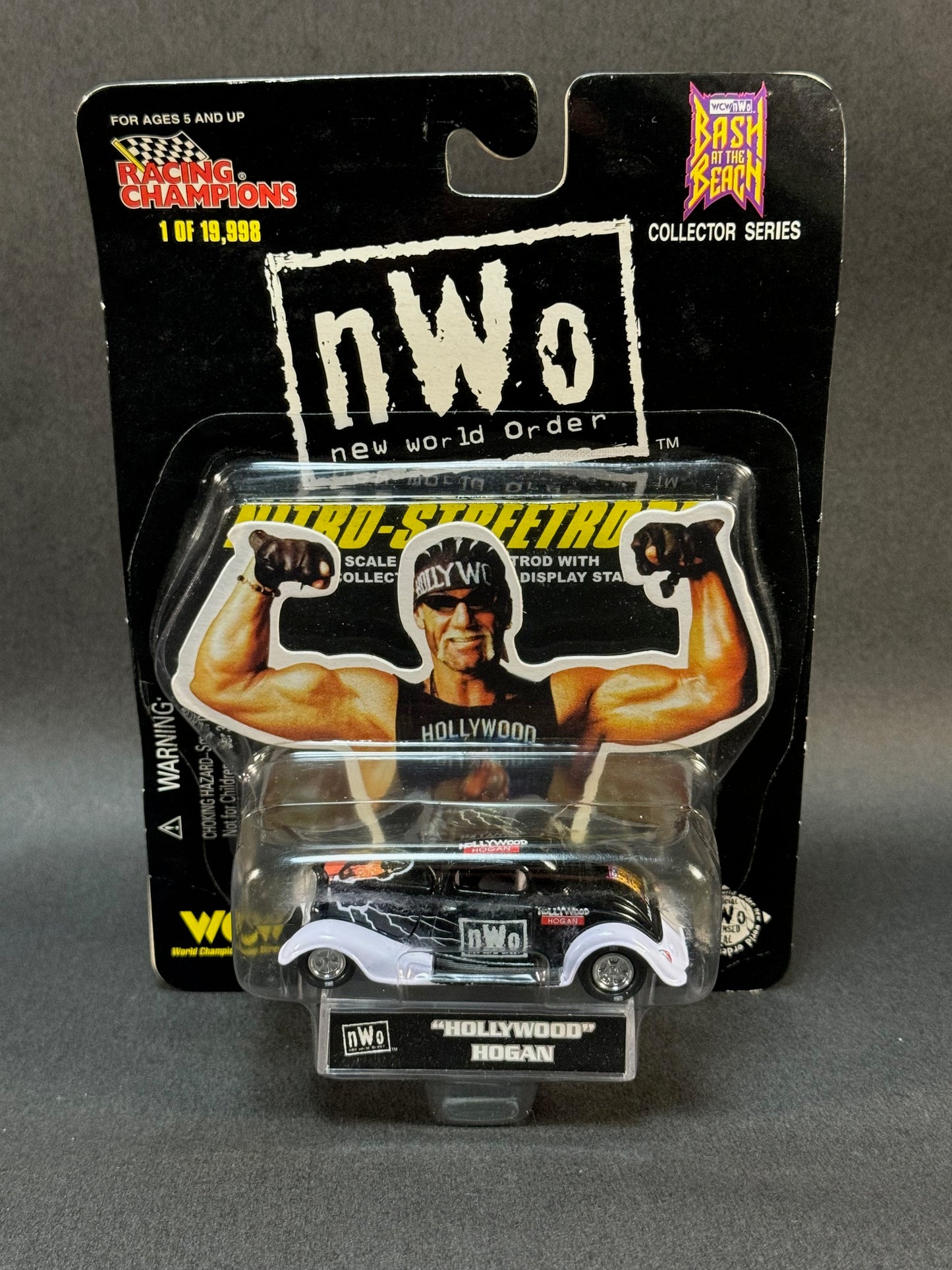 1998 Racing Champions NWO Nitro StreetRods "Hollywood" Hogan, Black and White