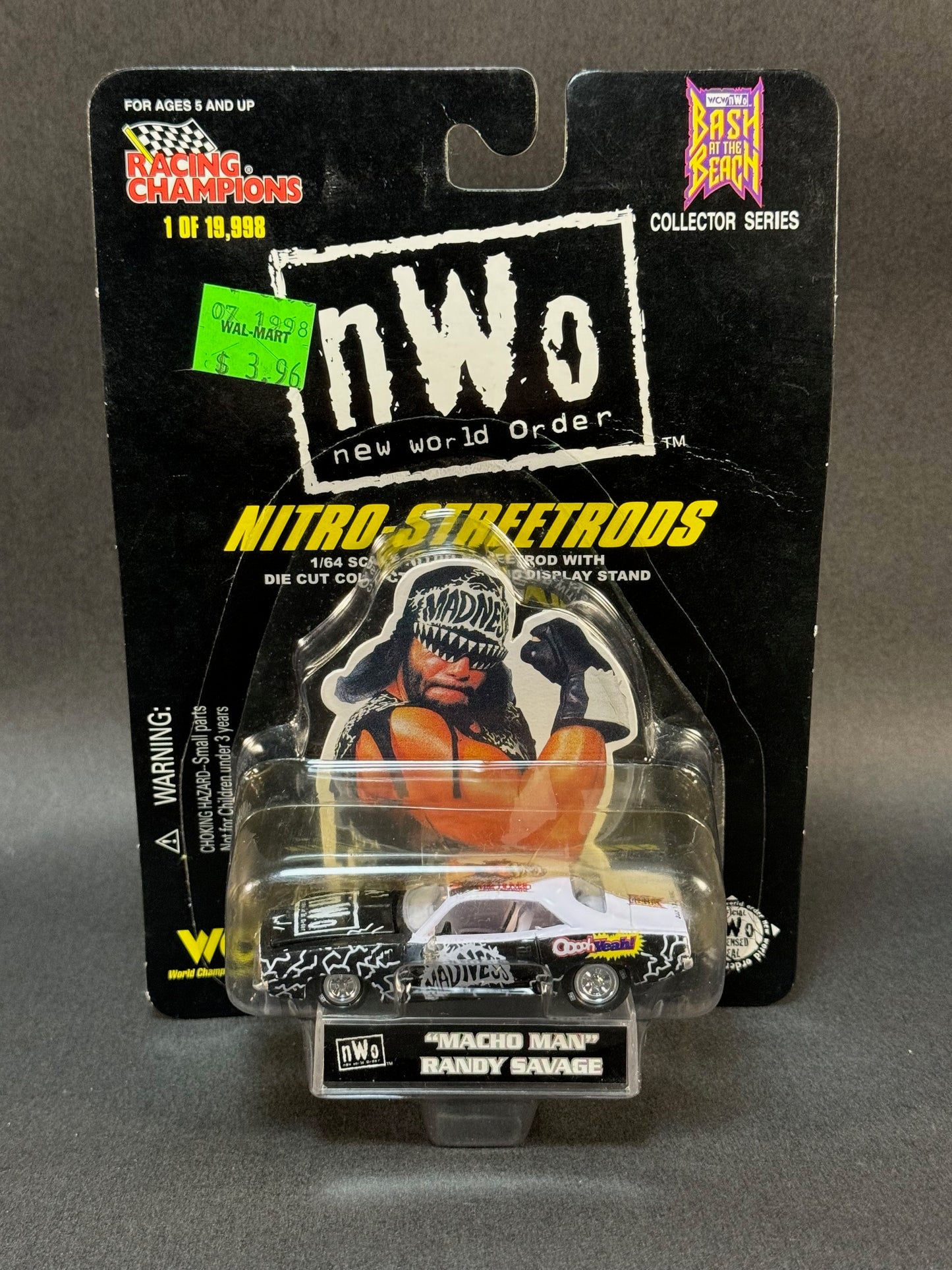 1998 Racing Champions NWO Nitro StreetRods "Macho Man" Randy Savage, Black and White