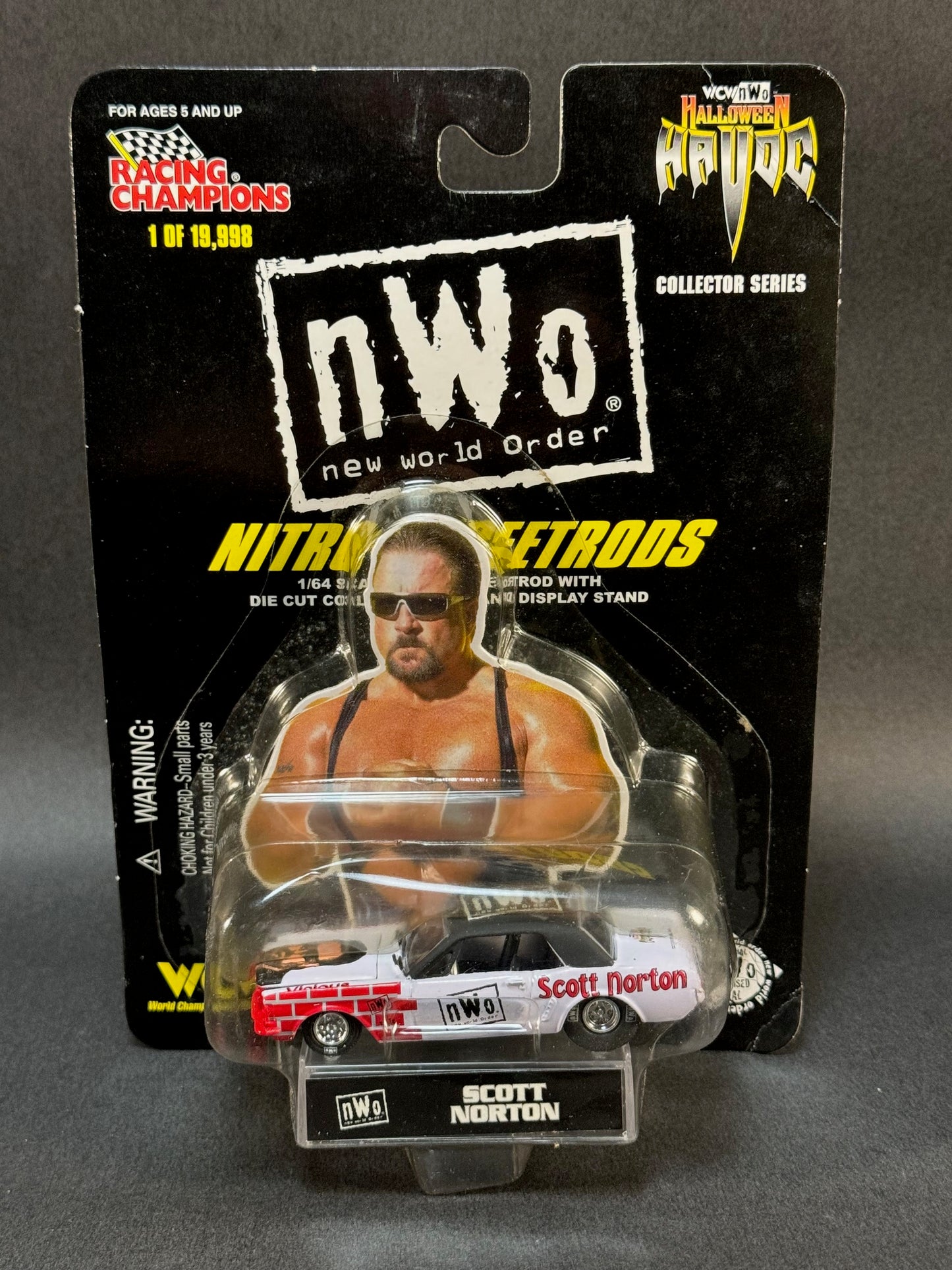 1998 Racing Champions NWO Nitro StreetRods Halloween Havoc Scott Norton, White