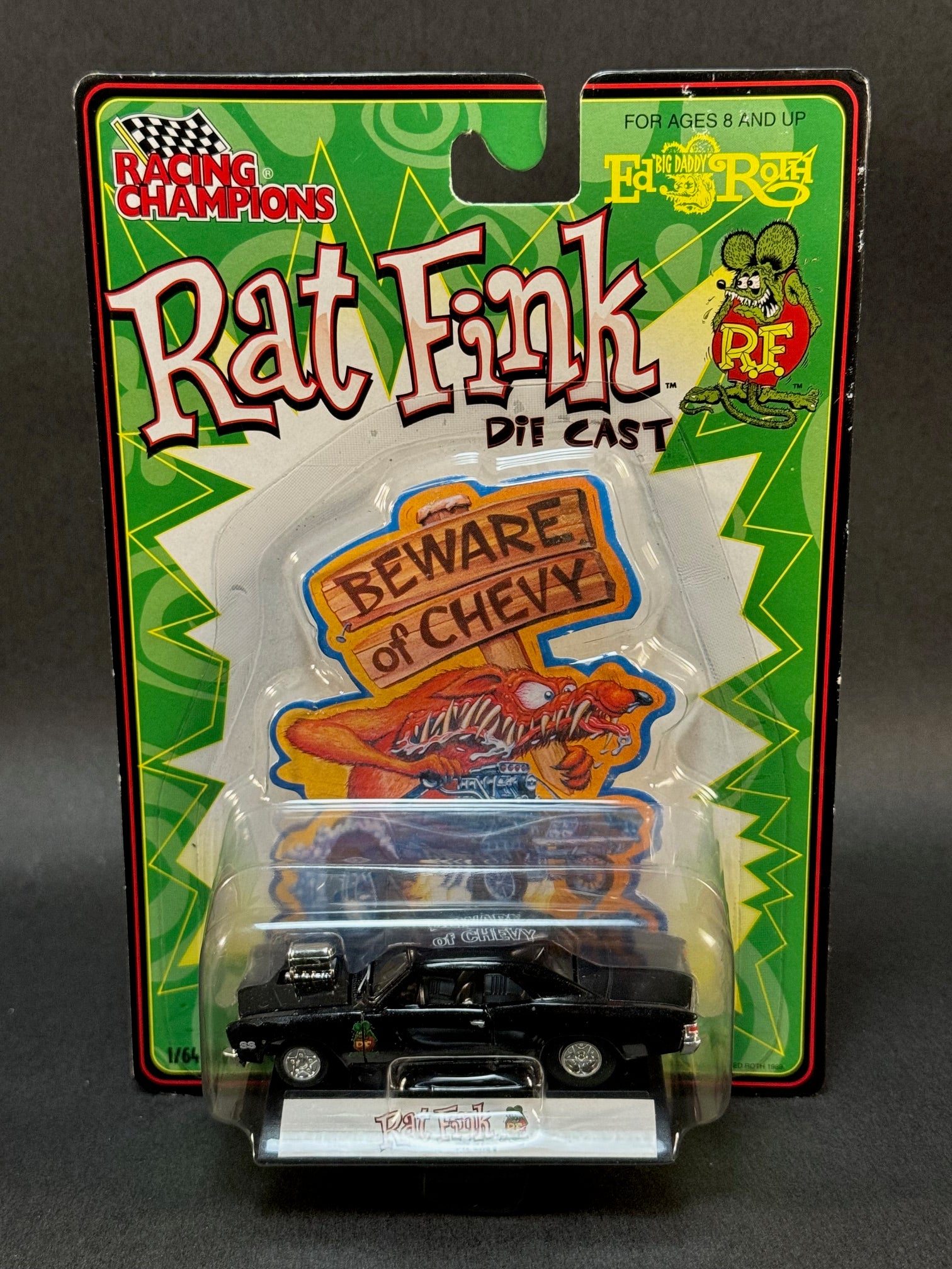 2000 Racing Champions Ed Roth Rat Fink Beware of Chevy 1967 Chevelle S ...
