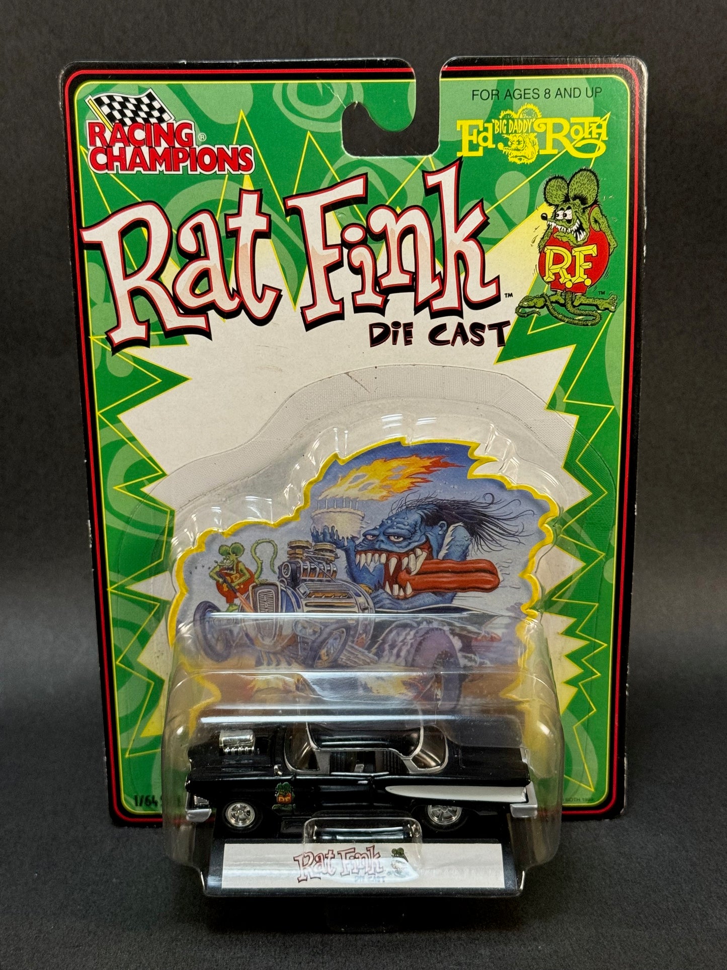 2000 Racing Champions Ed Roth Rat Fink 1958 Ford Edsel, Black