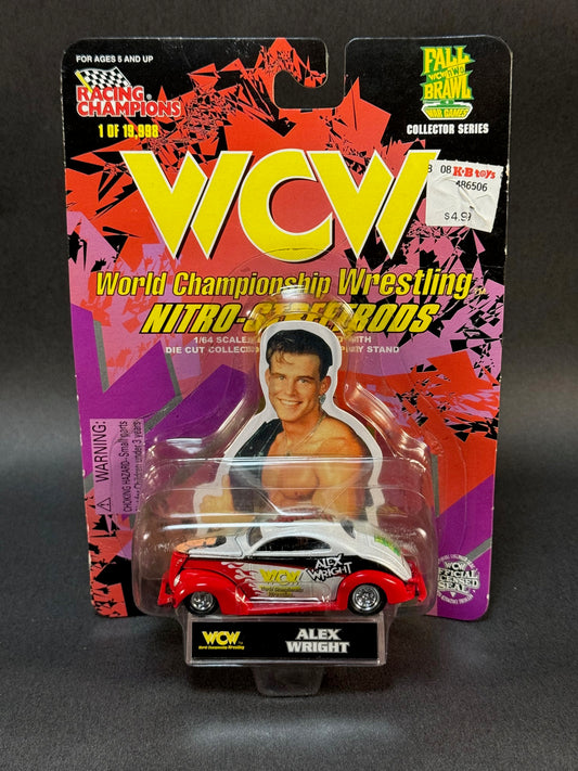 1998 Racing Champions WCW Nitro StreetRods Fall Brawl Alex Wright, Red and White