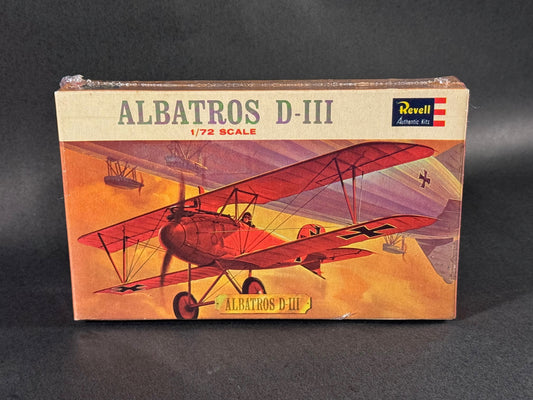 1963 Revell Model Kit H-629 1:72 Scale Albatros D-III