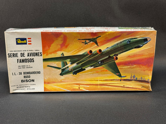 Revell Lodela Model Kit H-182 1:169 Scale Serie de Aviones Famoso IL 38 Bombadero Ruso Bison