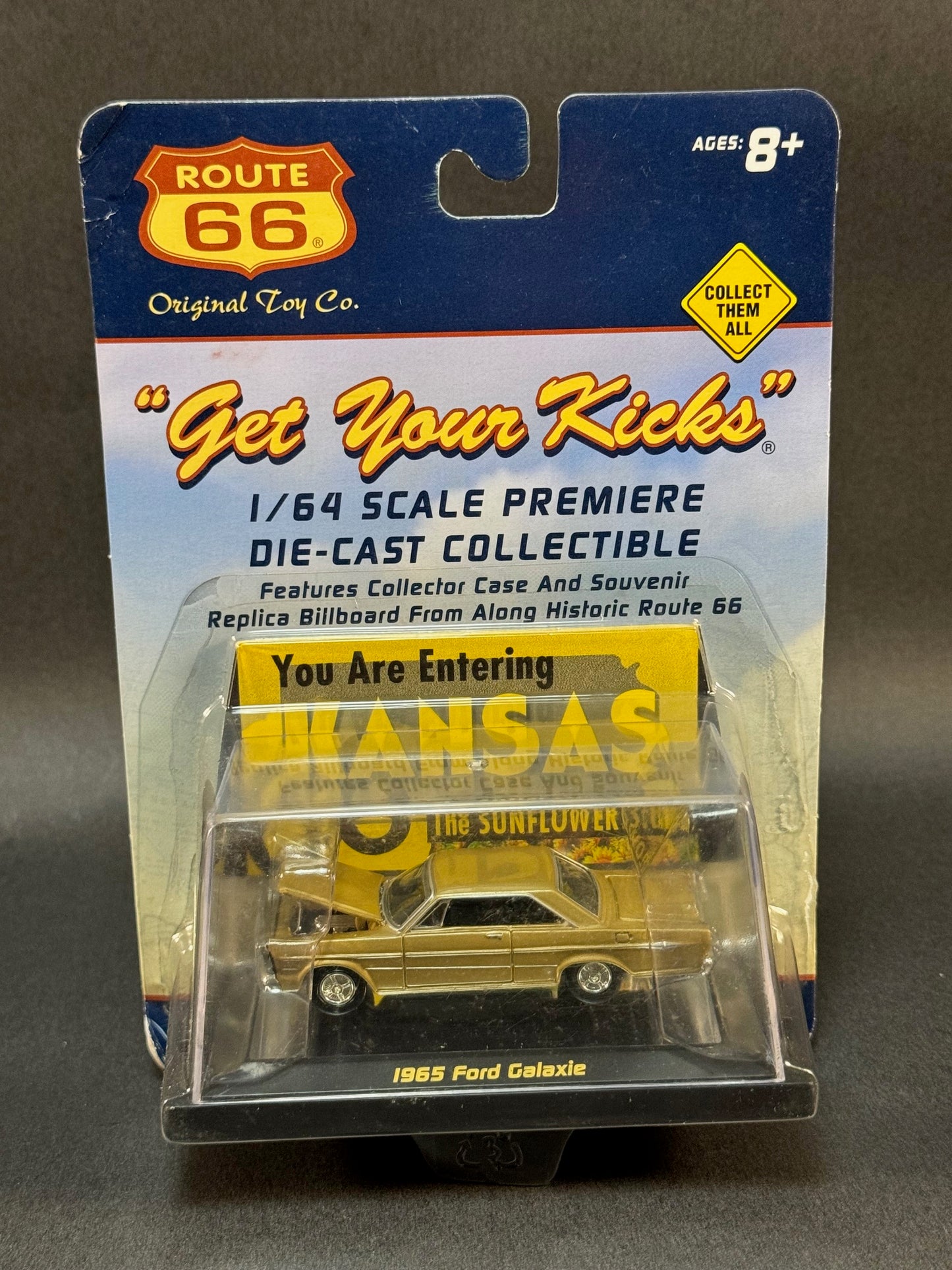 2003 Route 66 Get Your Kicks Kansas 1965 Ford Galaxie, Gold