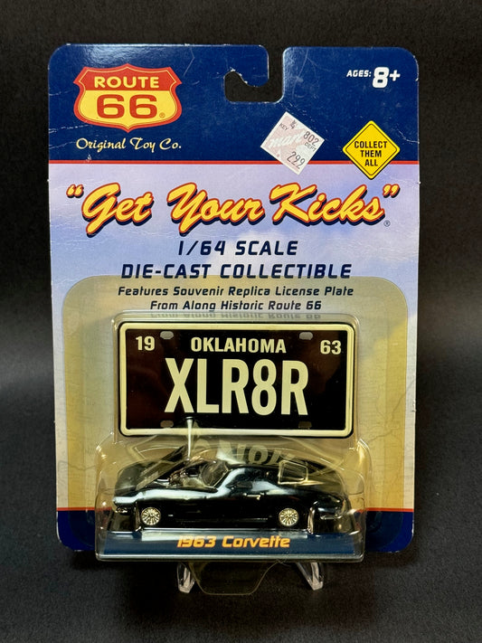 2002 Route 66 Get Your Kicks Oklahoma 1963 Corvette, Black