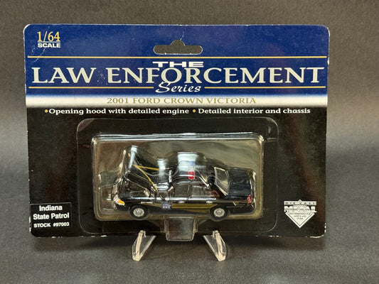 2001 SpecCast Law Enforcement Series Ford Crown Victoria Indiana State Patrol, Black