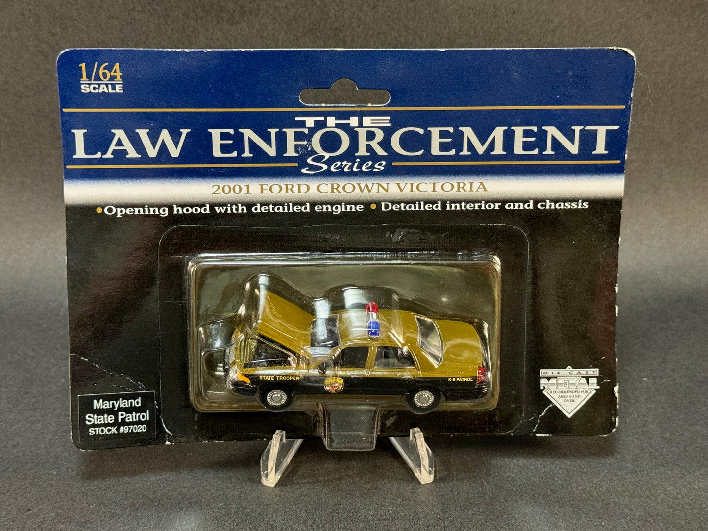 2001 SpecCast Law Enforcement Series Ford Crown Victoria Maryland State Patrol