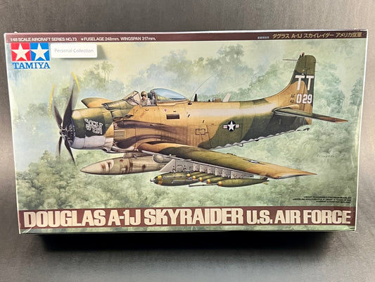 Tamiya Model Kit 61073 1:48 Scale Douglas A-1J Sky-Raider US Air Force