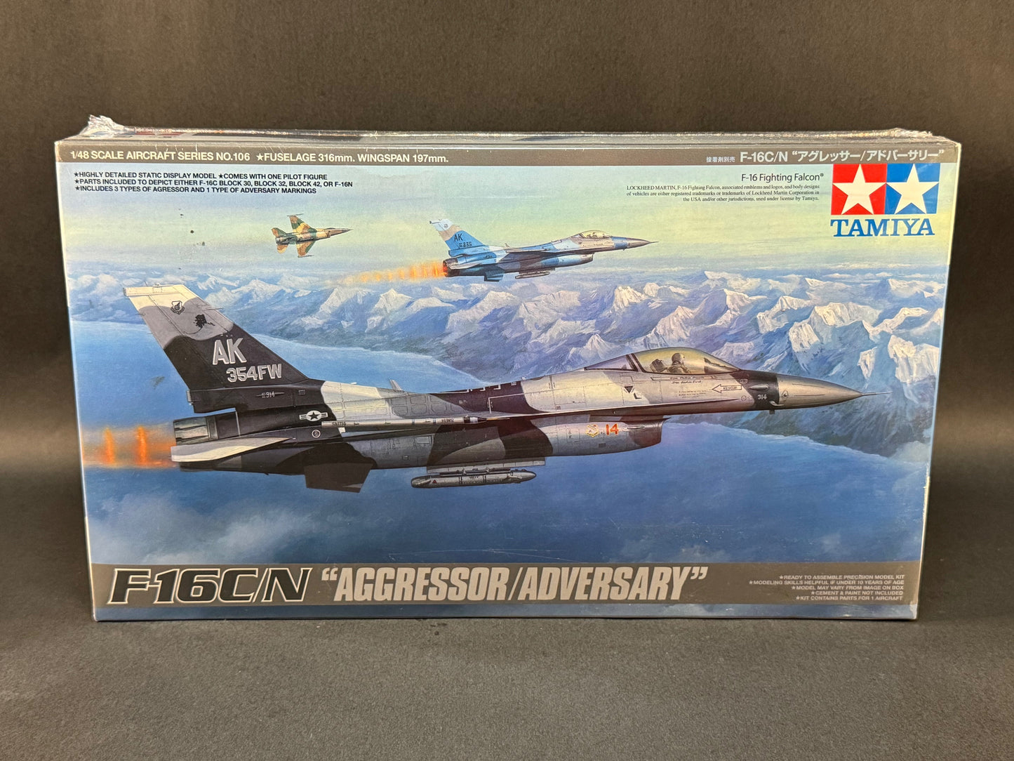 Tamiya Model Kit 61106 1:48 Scale F-16C/N "Aggressor/Adversary"