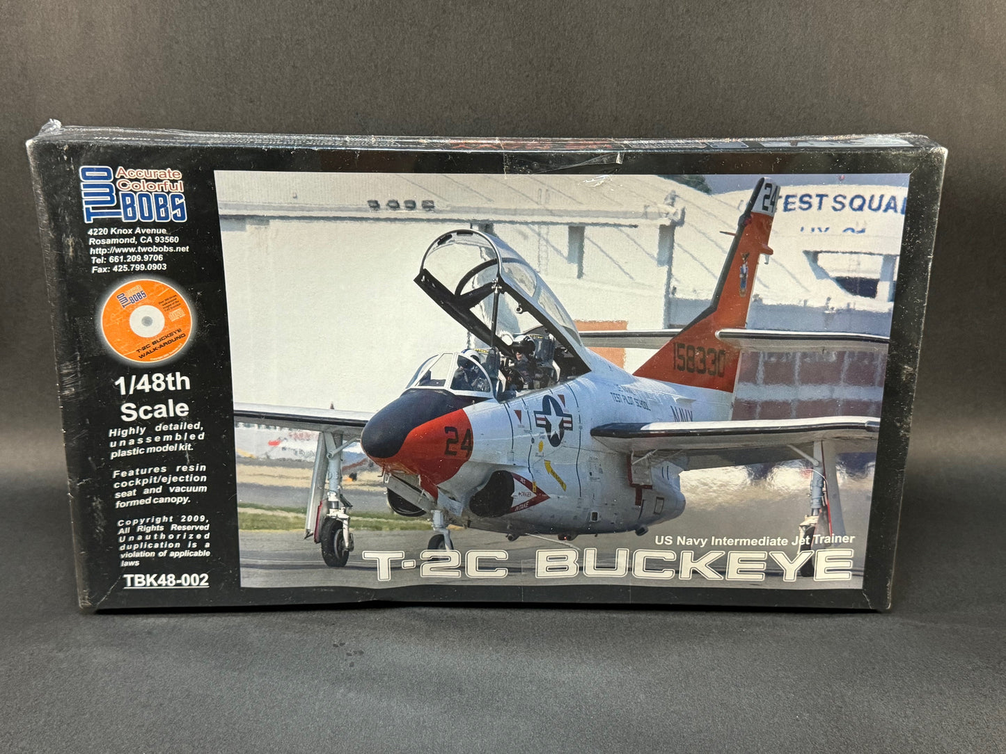 Two Bobs Model Kit TBK48-002 1:48 Scale T-2C Buckeye US Navy Jet Trainer