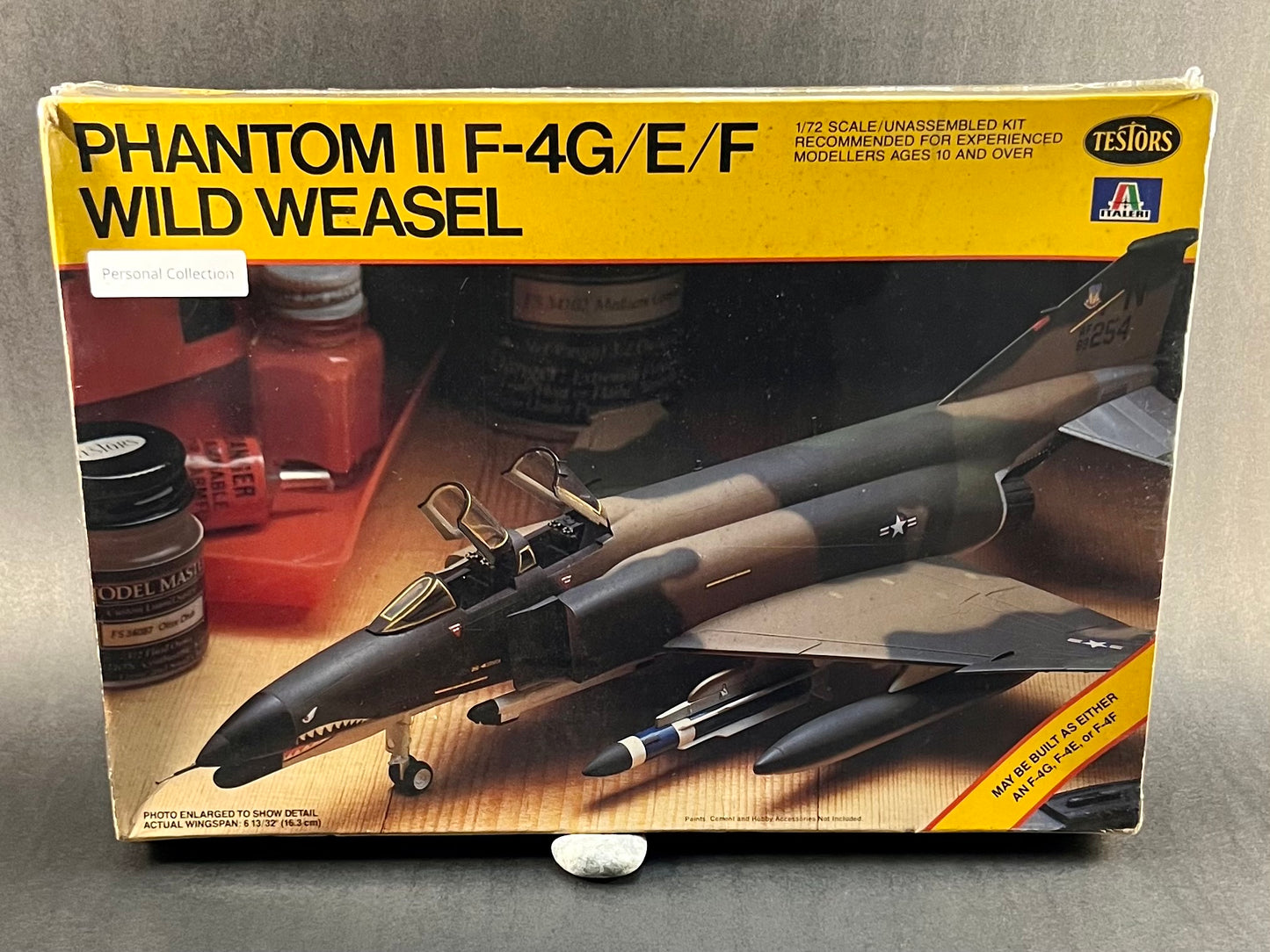 Testors Italeri Model Kit 684 1:72 Phantom II F-4G/E/F Wild Weasel