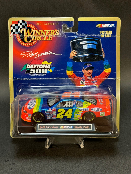 1999 Winner's Circle NASCAR Daytona 500 Jeff Gordon #24 Monte Carlo 1/43 Scale