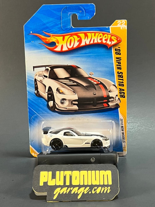 Hot Wheels 2010 New Models #022 '08 Viper SRT10 ACR White