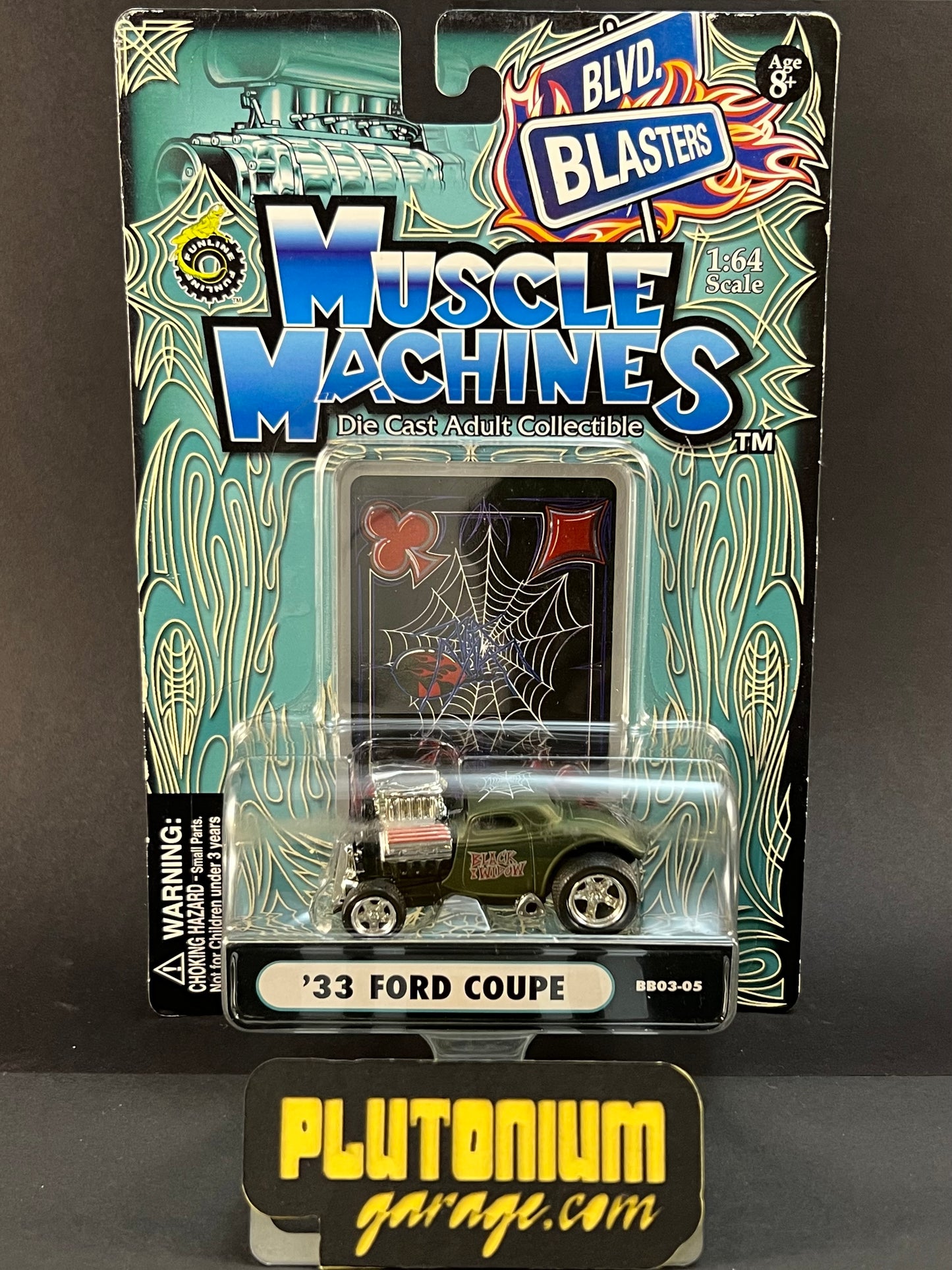 Muscle Machines Blvd. Blasters BB03-05 '33 Ford Coupe