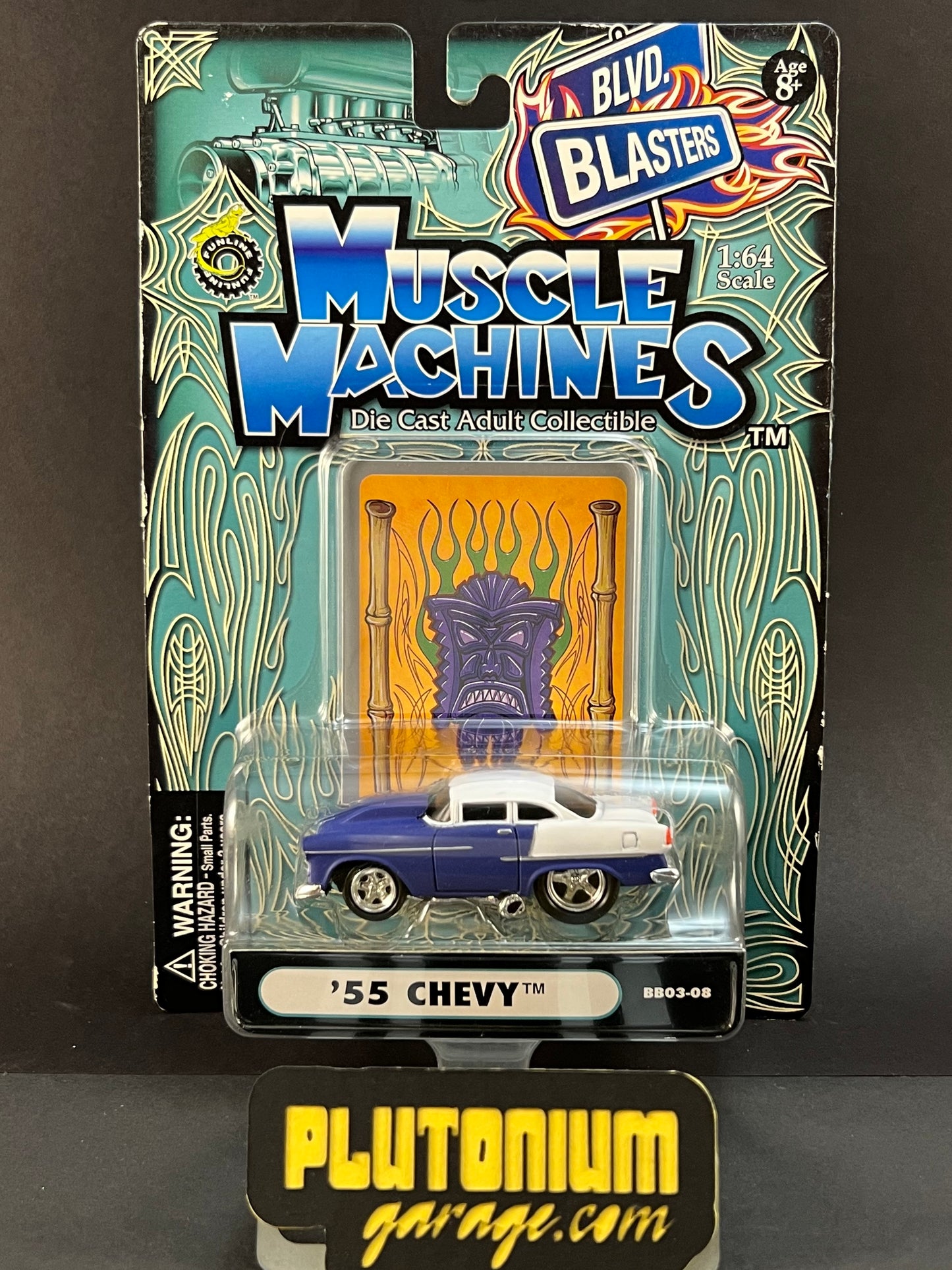 Muscle Machines Blvd. Blasters BB03-08 '55 Chevy