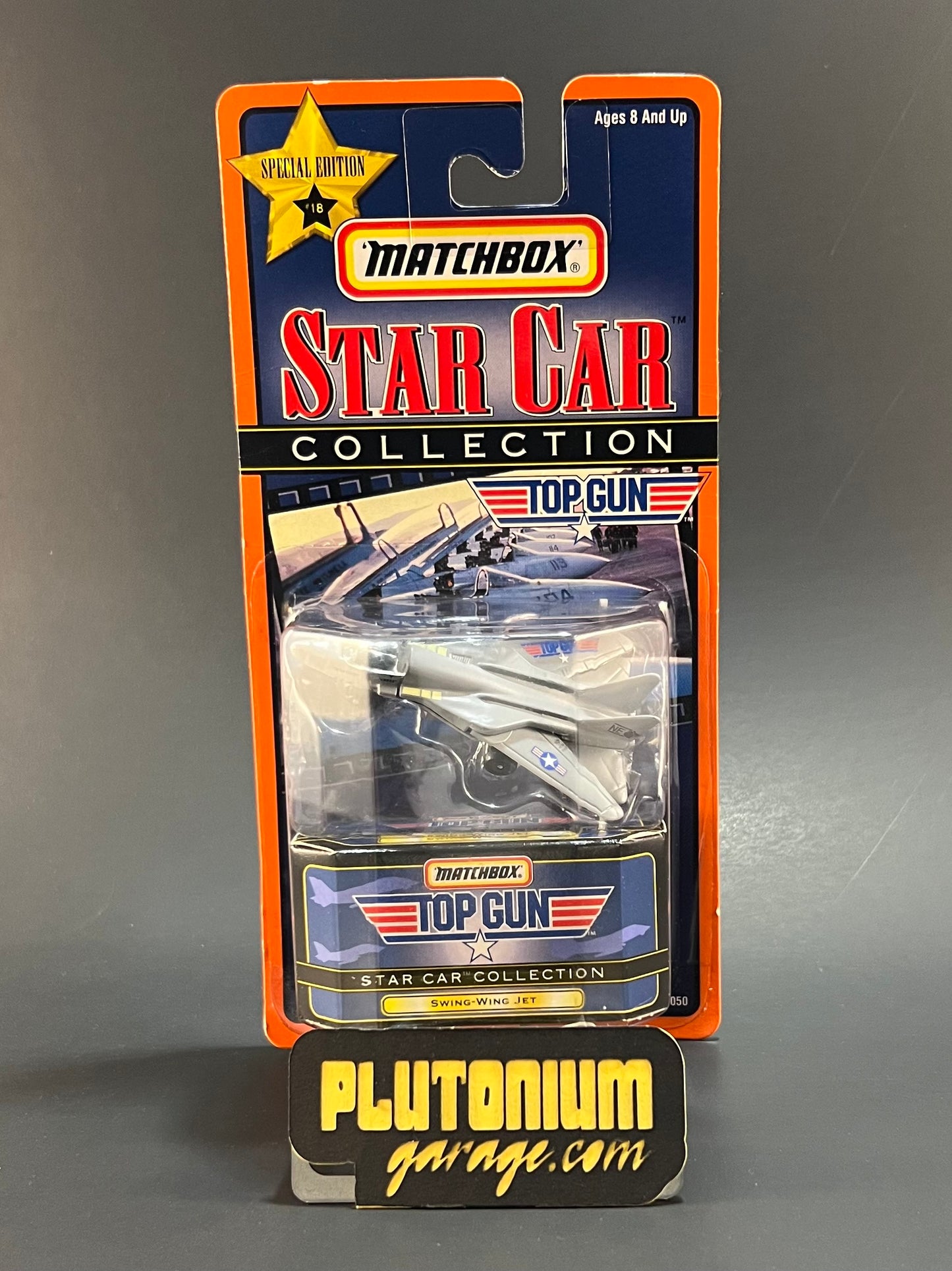 Matchbox Star Car Collection Special Edition #18 Top Gun Swing Wing Jet