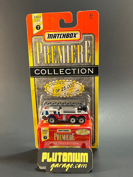 Matchbox Premiere Fire Collection World Class Series 7 Springfield Fire Department